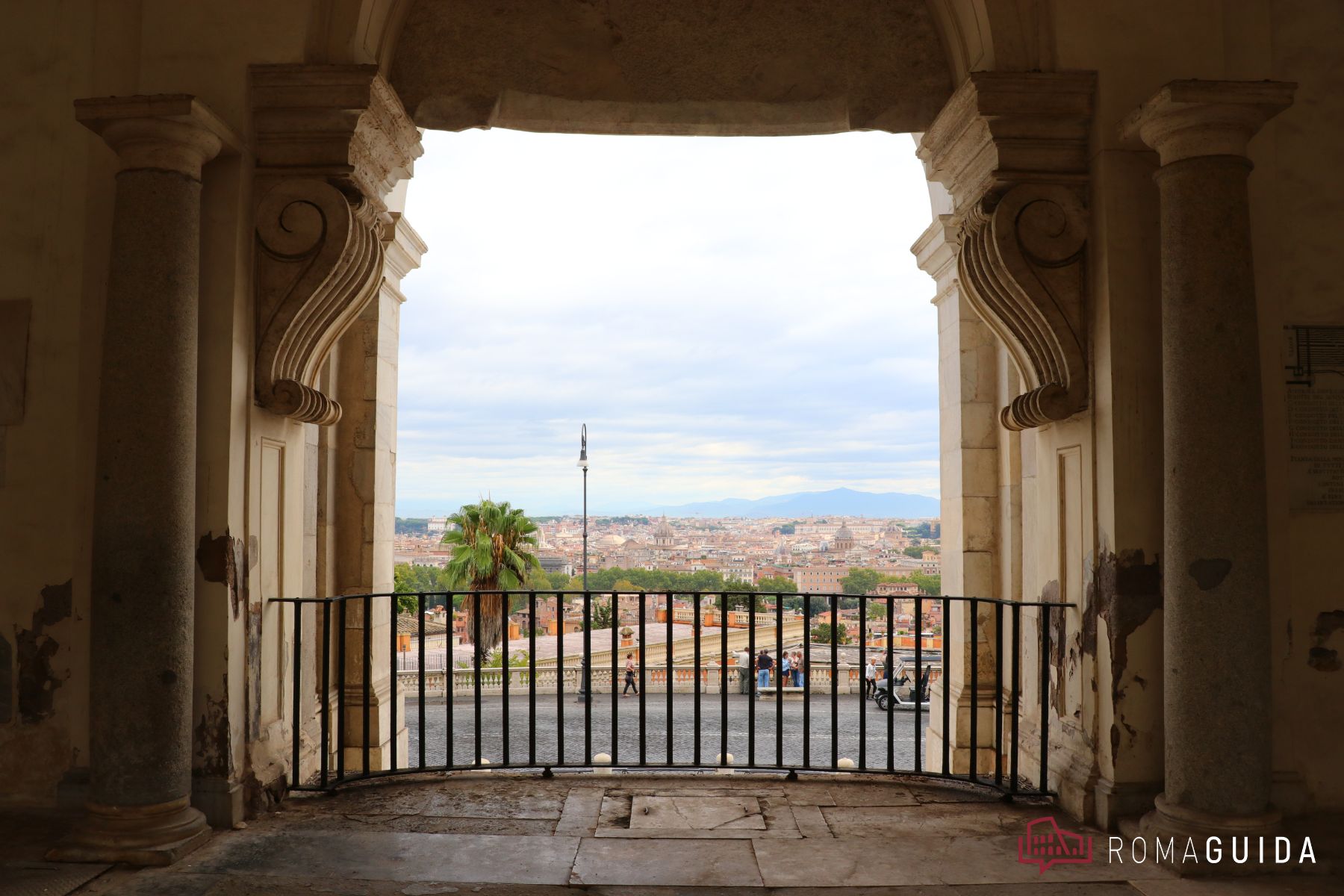 Fontana Acqua Paola Gianicolo giardino segreto Roma