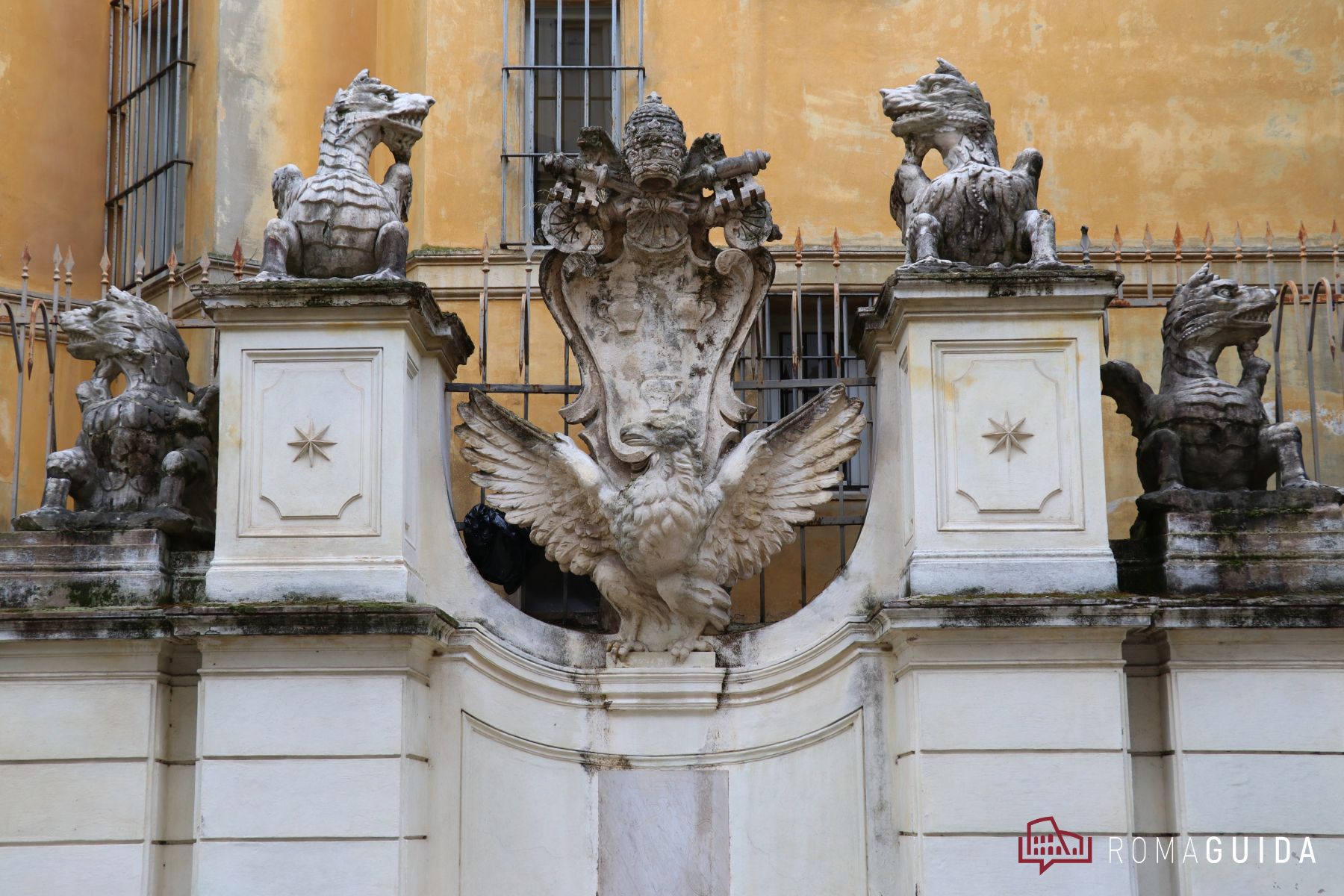 Fontana Acqua Paola Gianicolo giardino segreto Roma