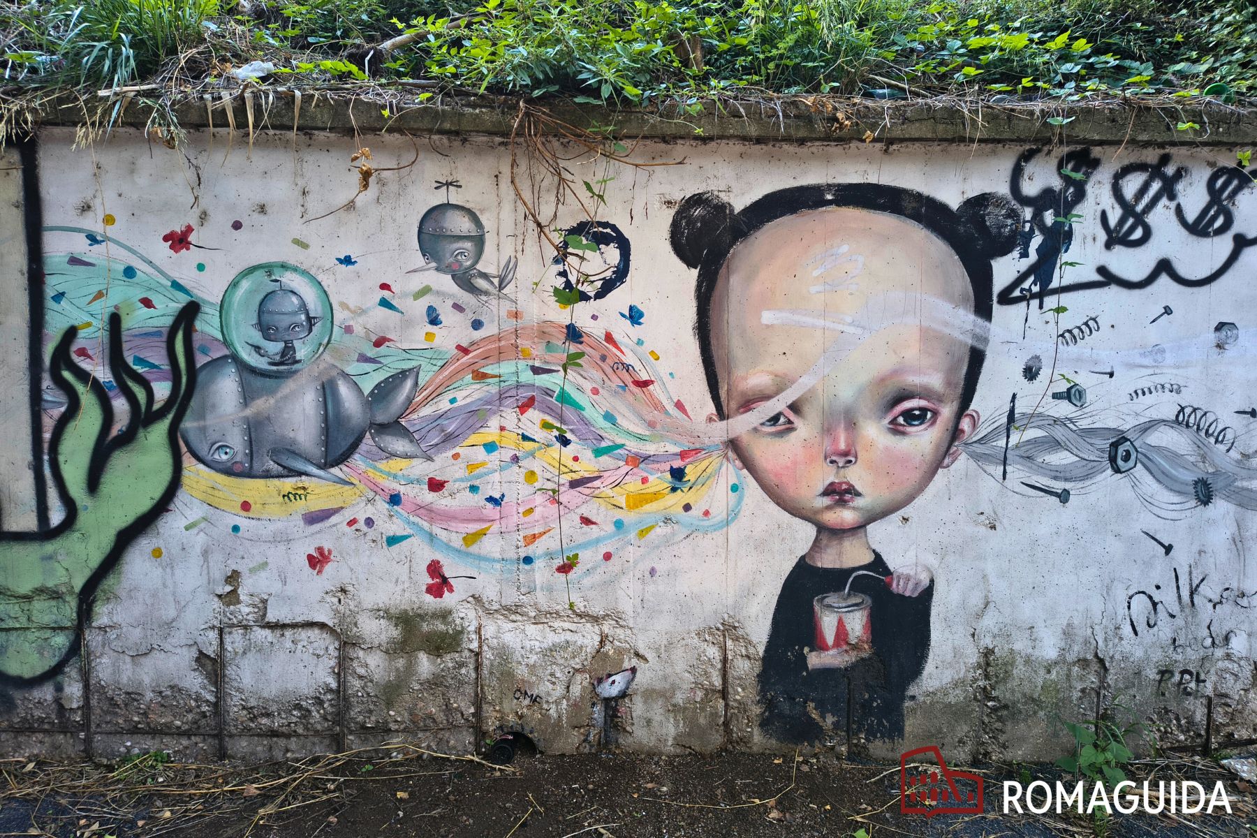 Street Art al Quadraro Roma