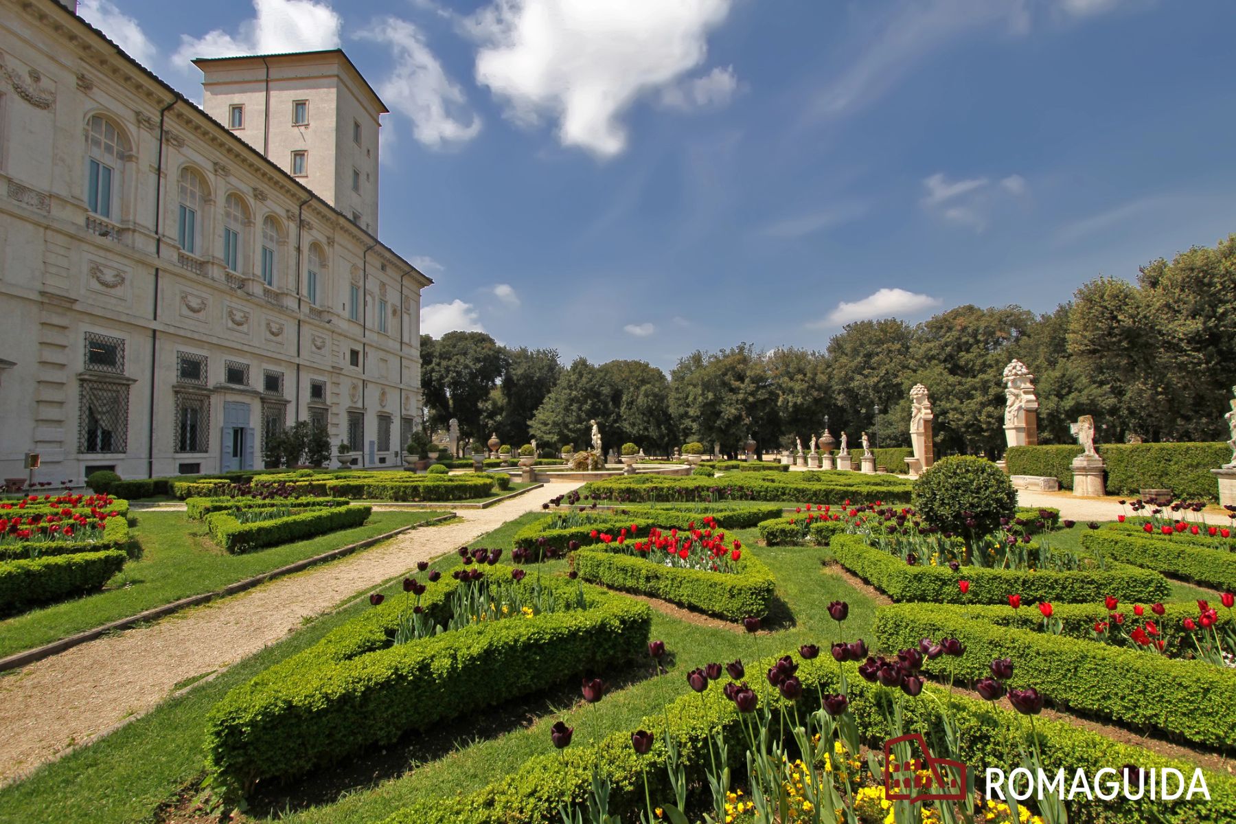 Giardini Villa Borghese Roma
