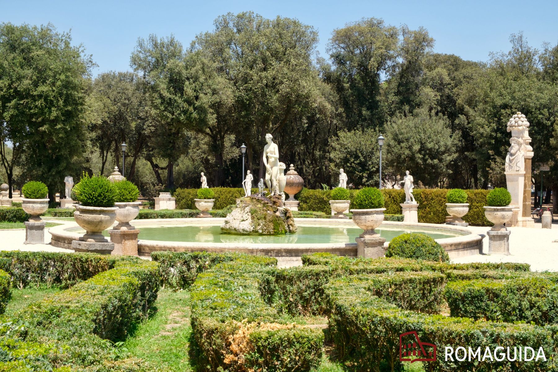 Giardini Villa Borghese Roma