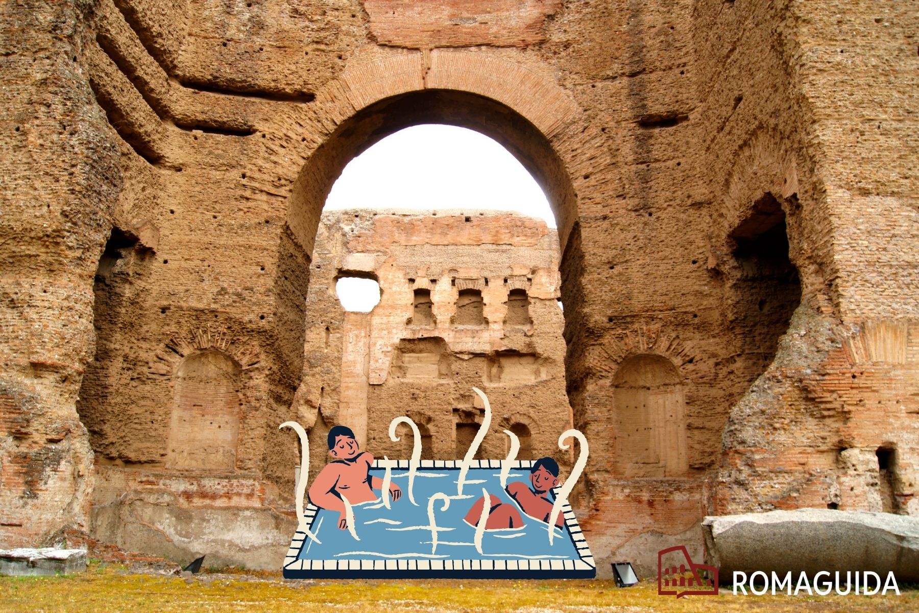Visita bambini Terme Caracalla Roma