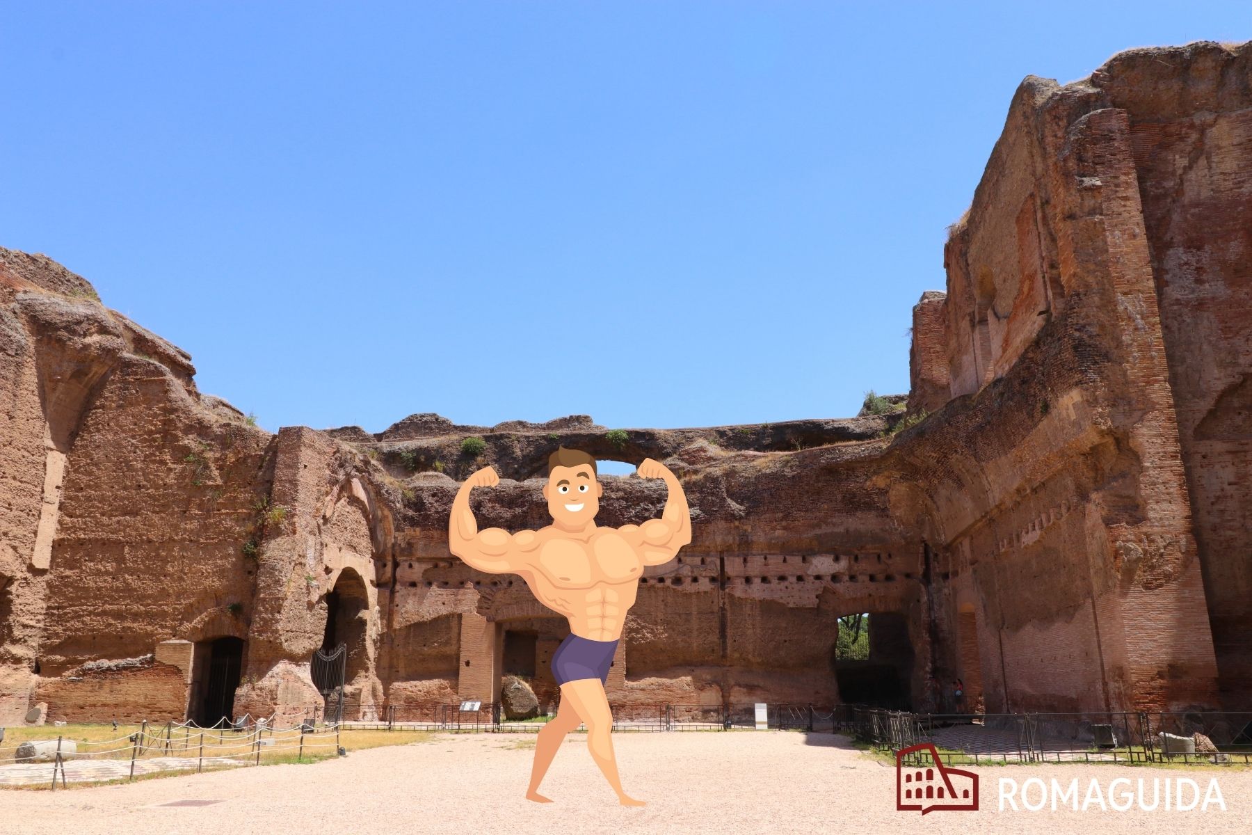 Visita bambini Terme Caracalla Roma