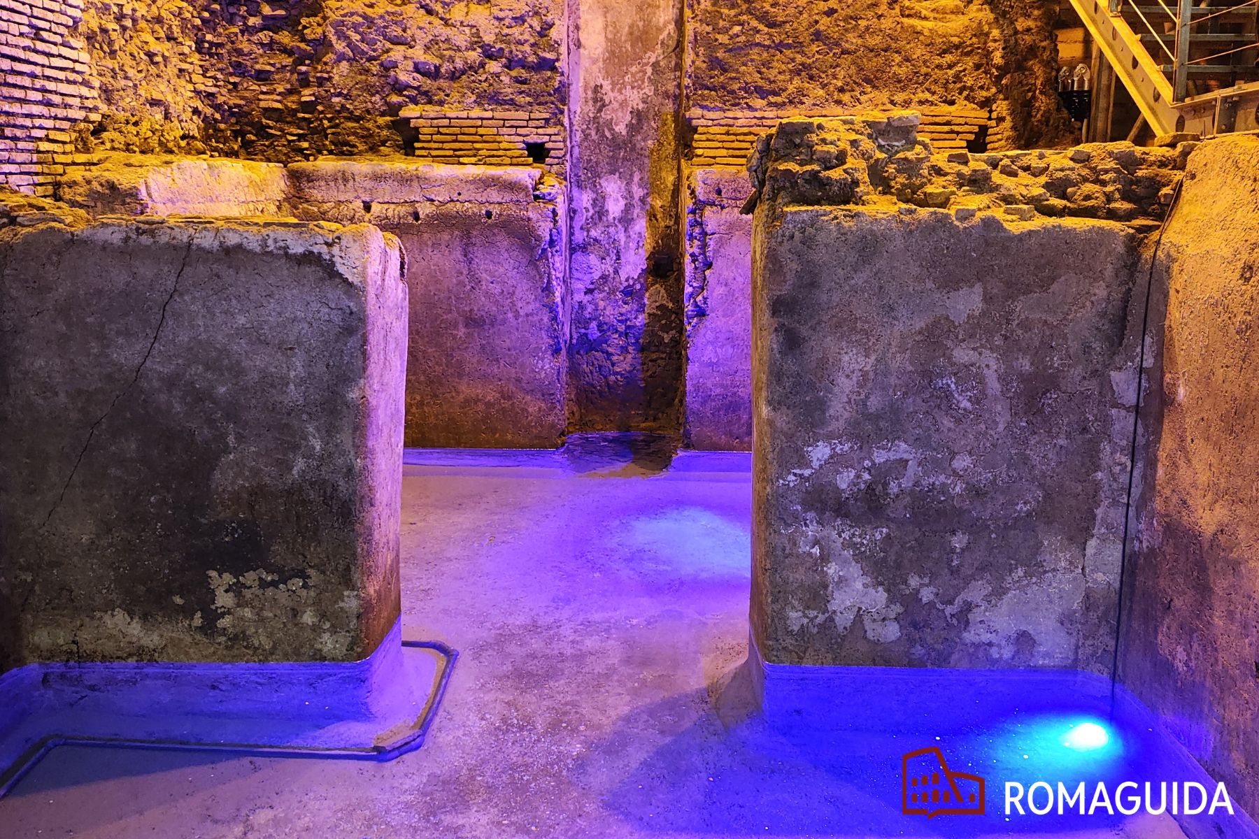 Sotterranei fontana Trevi Acquedotto vergine Vicus Caprarius