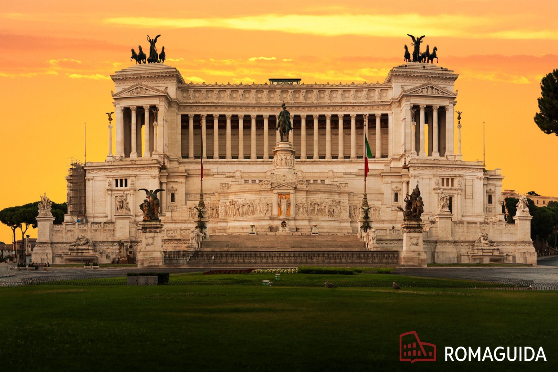 Visita guidata Vittoriano Tramonto Roma