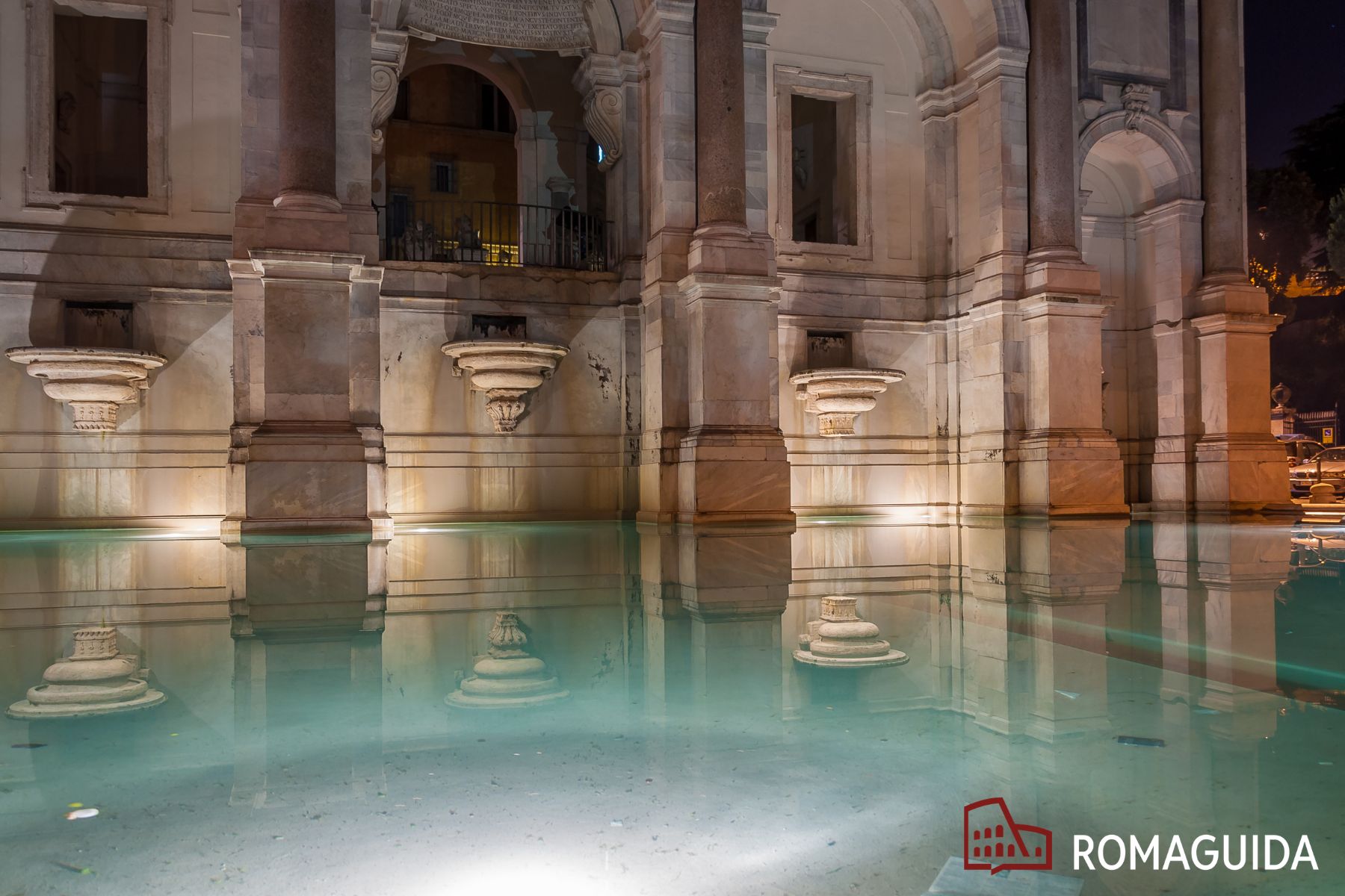 Fontana Acqua Paola Gianicolo giardino segreto Roma