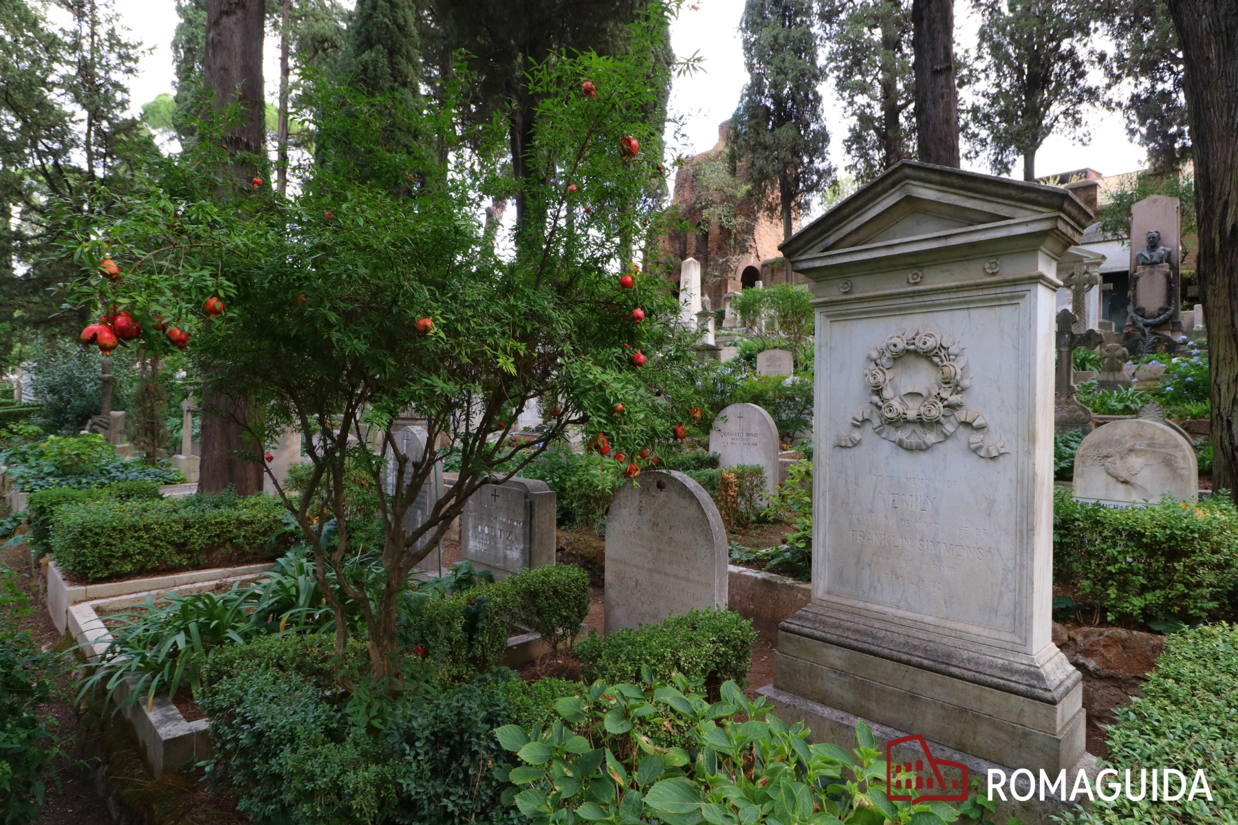 Visita guidata Cimitero Acattolico Romaguida