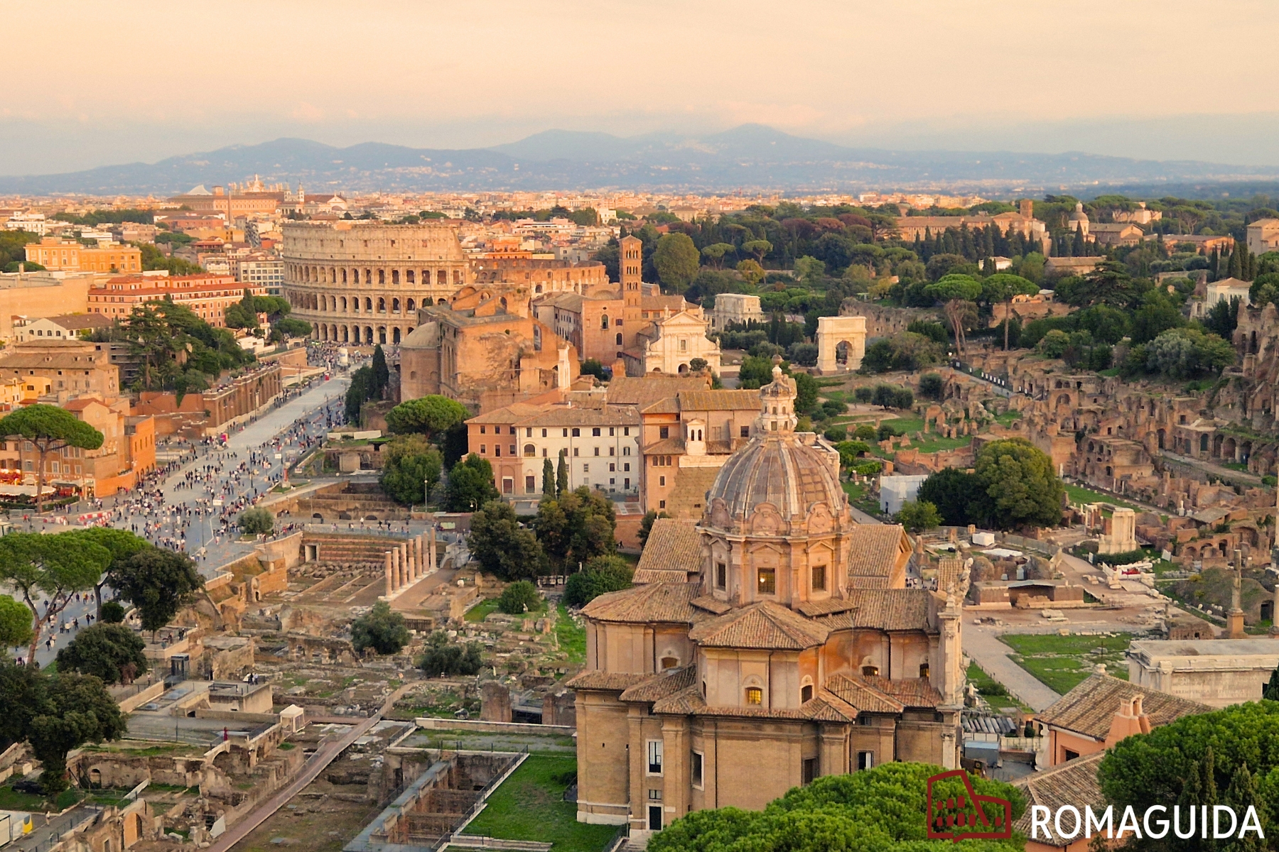 Visita guidata Vittoriano Tramonto Roma